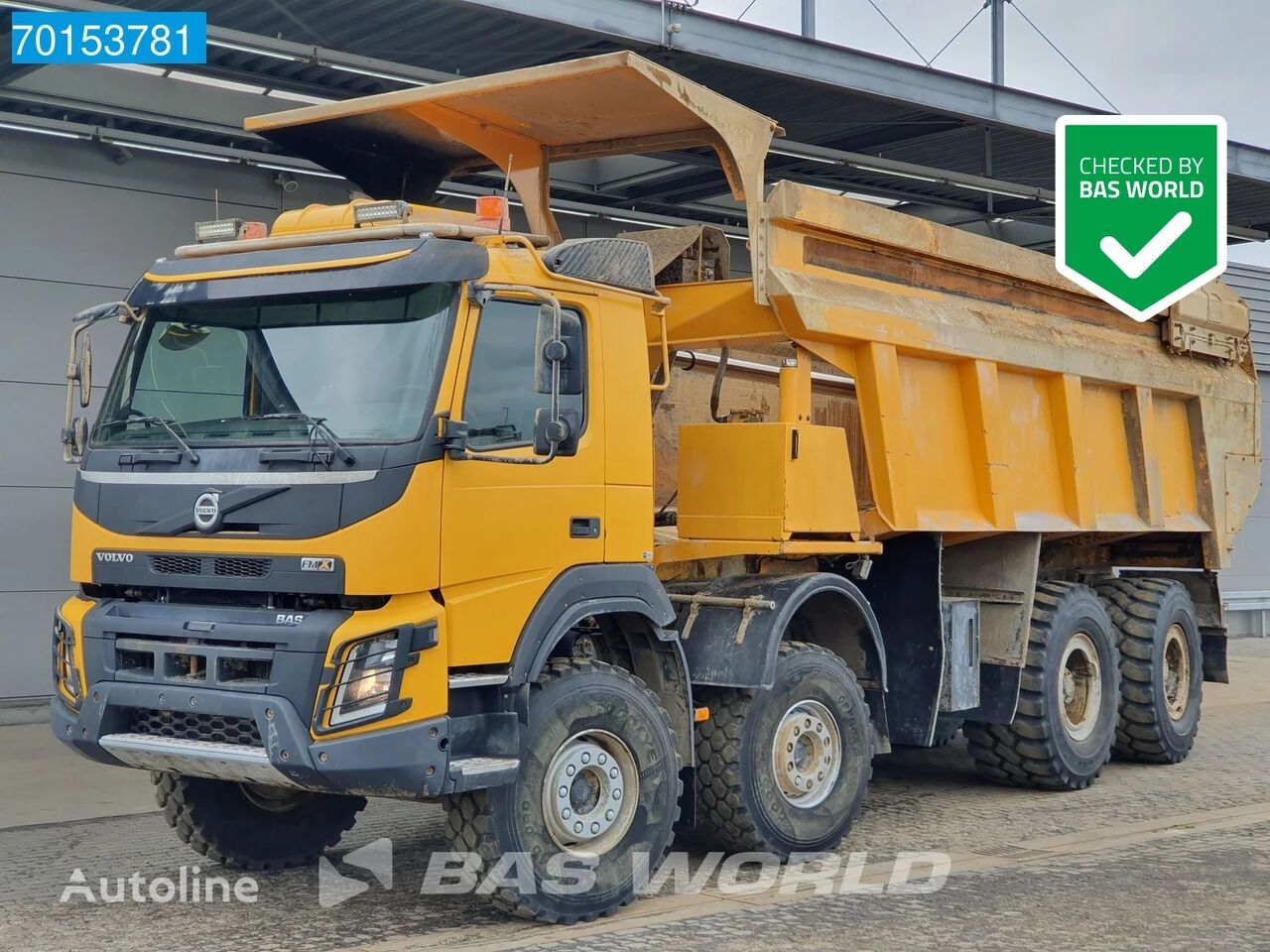 덤프 트럭 Volvo FMX 520 8X4 40 tonnes payload | 34m3 Pusher |Mining rigid ejecto