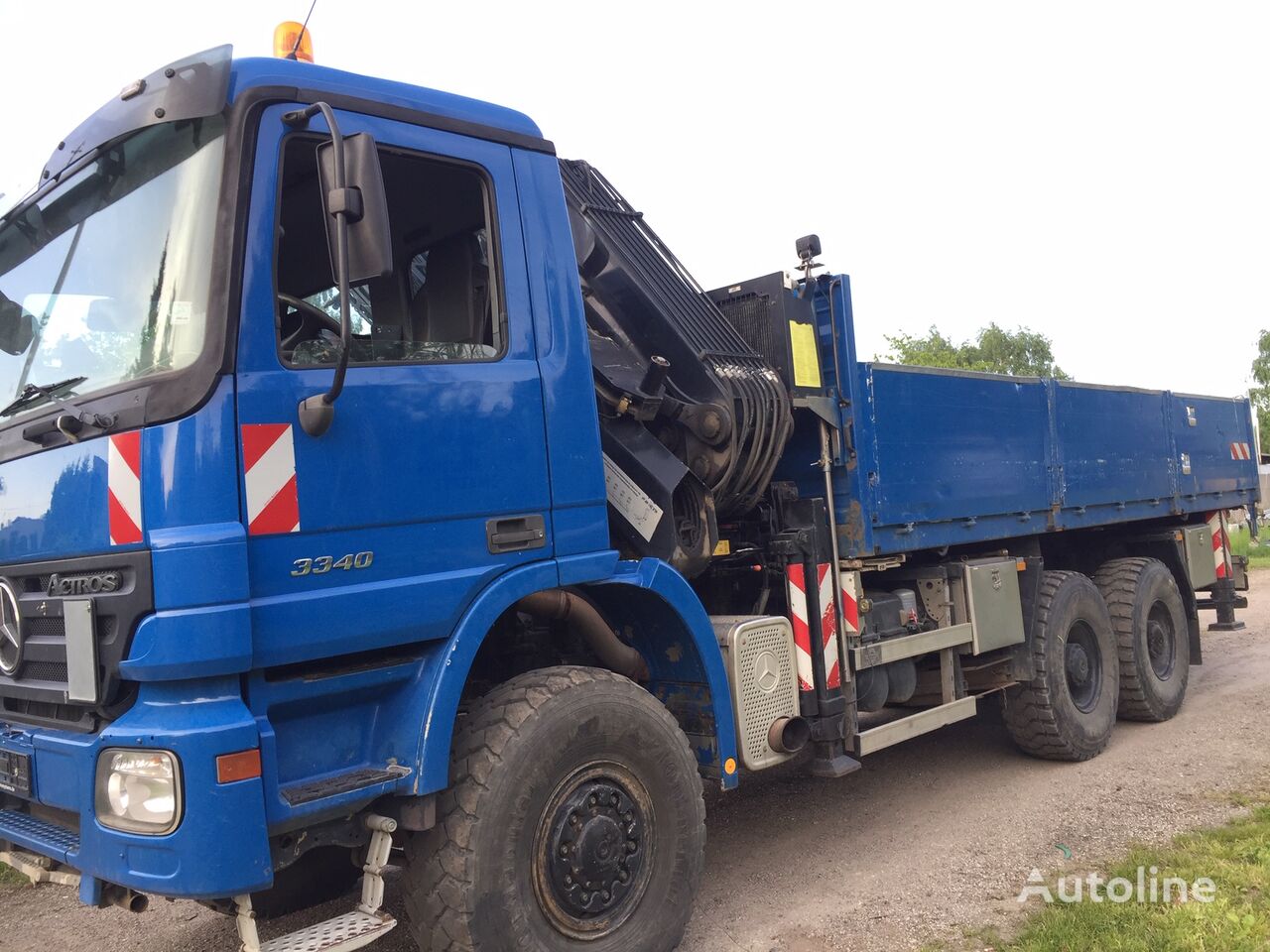 플랫베드 트럭 Mercedes-Benz Actros 3340