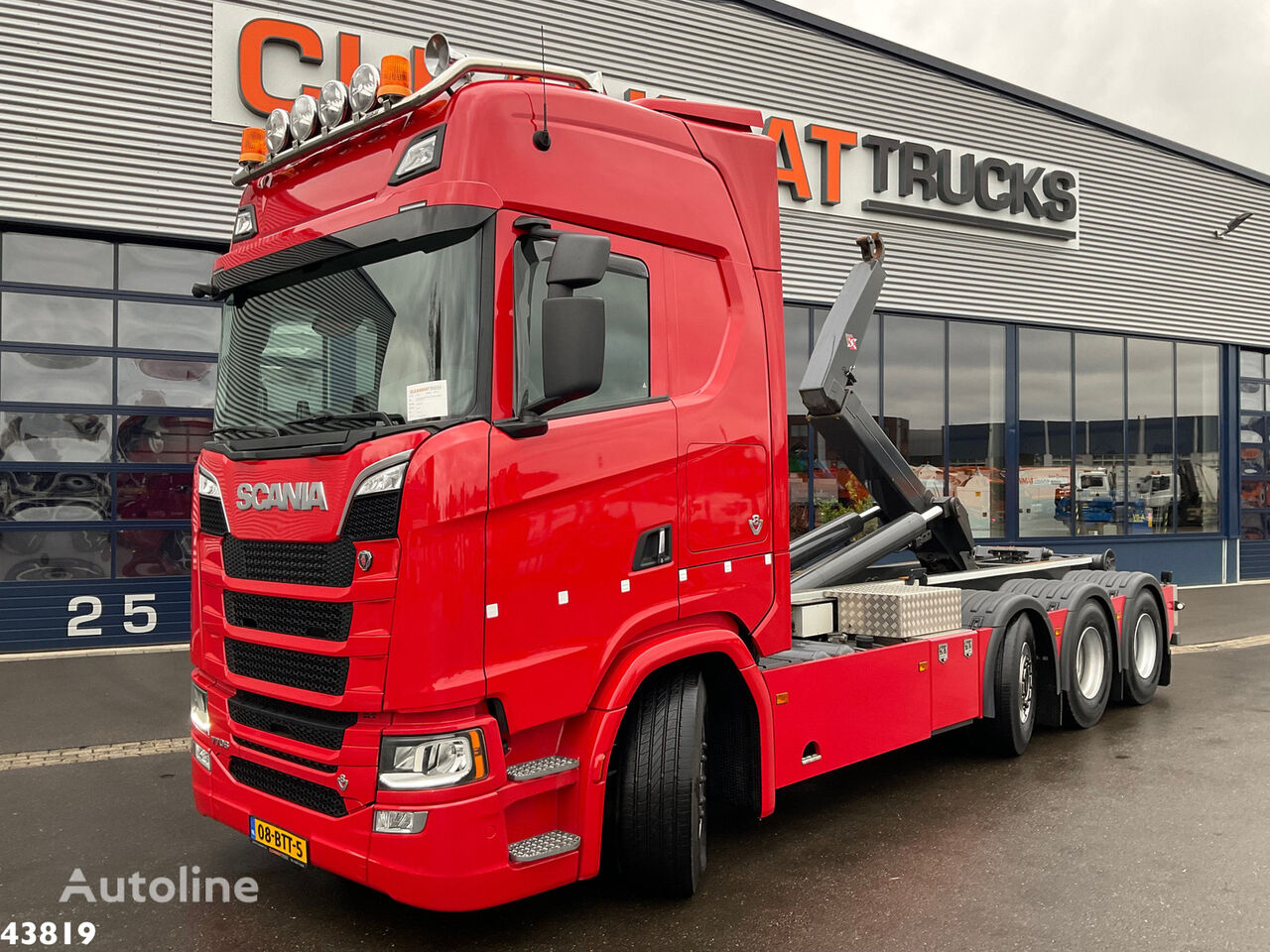 후크리프트 트럭 Scania S770 V8 8x2 Euro 6 VDL 25 Ton haakarmsysteem Just 11.115 km!